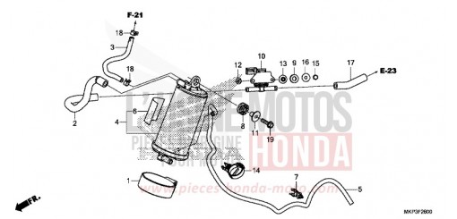 CUVETTE CBR500RAN de 2022